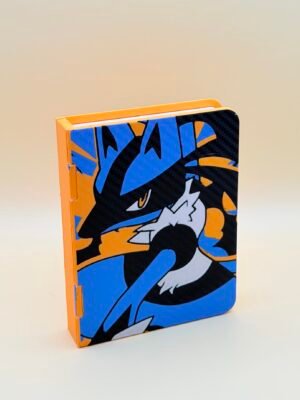 Lucario’s Aura Sphere. Lucario pokemon card binder. Pokemon.