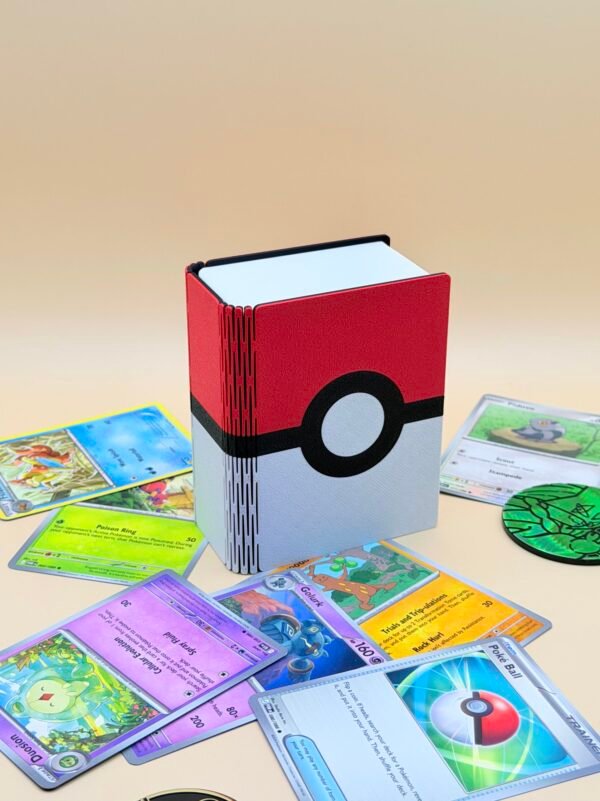 pokemon pokeball tcg bulk cards box tin storage